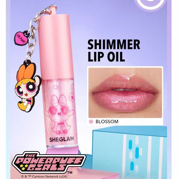 Powerpuff Girls Blossom Shimmer Lip Oil Gloss Sheglam - Picture 4 of 4